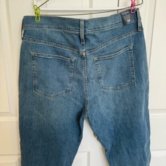 J.Crew NWT Classic vintage jean in all-day stretch Size 33 Jeans - Picture 12 of 15